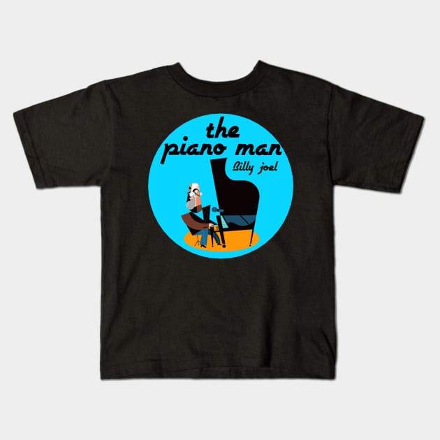 Billy joel Kids T-Shirt by patracild